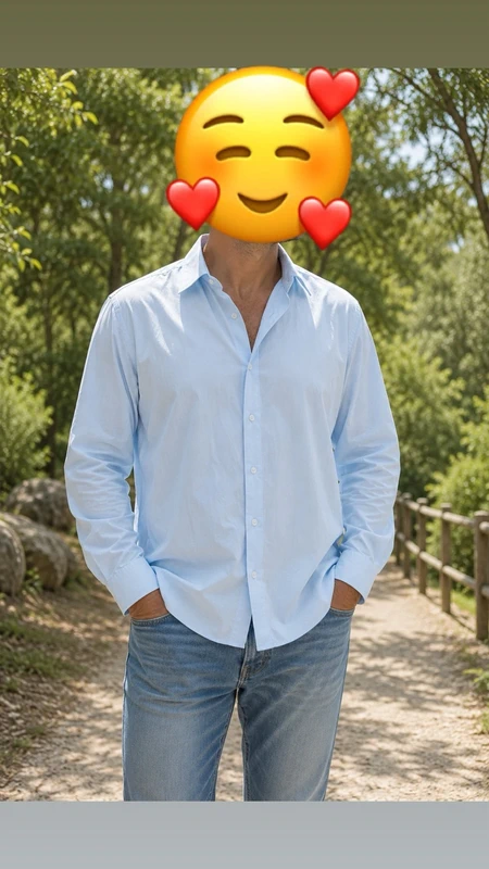 Chemise bleue
