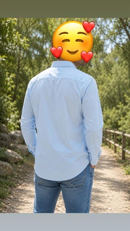 Chemise bleue